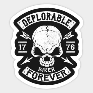 DEPLORABLE BIKER - BIKER Sticker